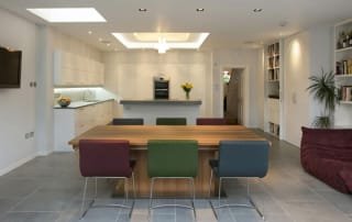 Architect designed extension and refurbishment Edwardian home