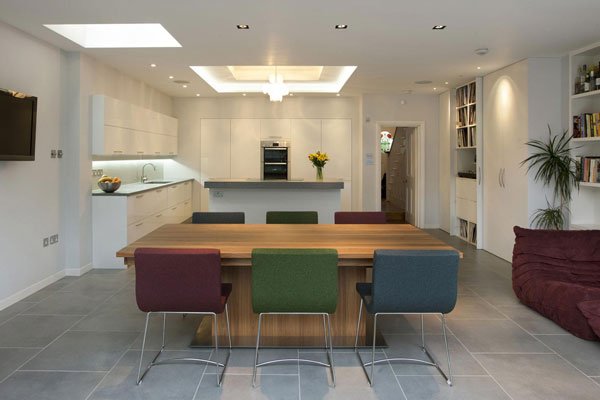 Architect designed extension and refurbishment Edwardian home