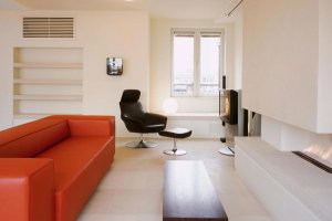 modern apartment living room architect design planning approval Soho London w1