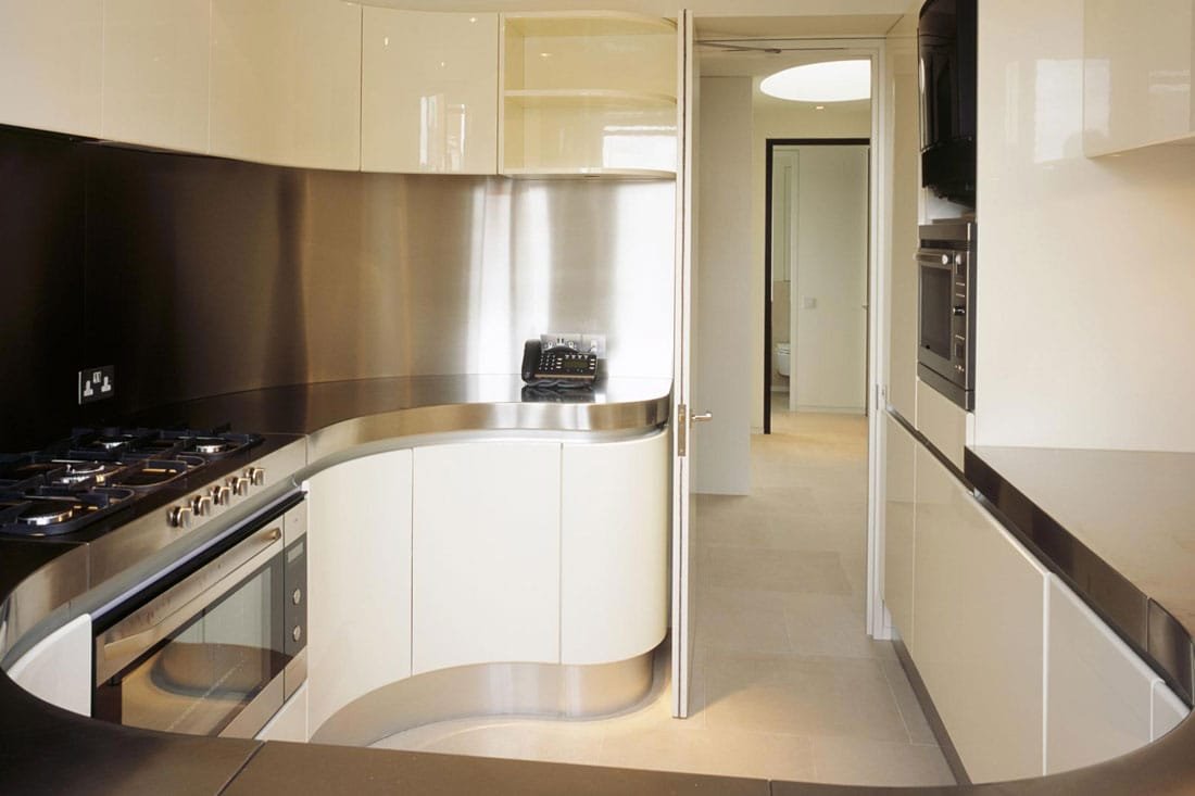SO03-architect-kitchen-design modern flat interiors kitchen design architect planning approval Soho London w1