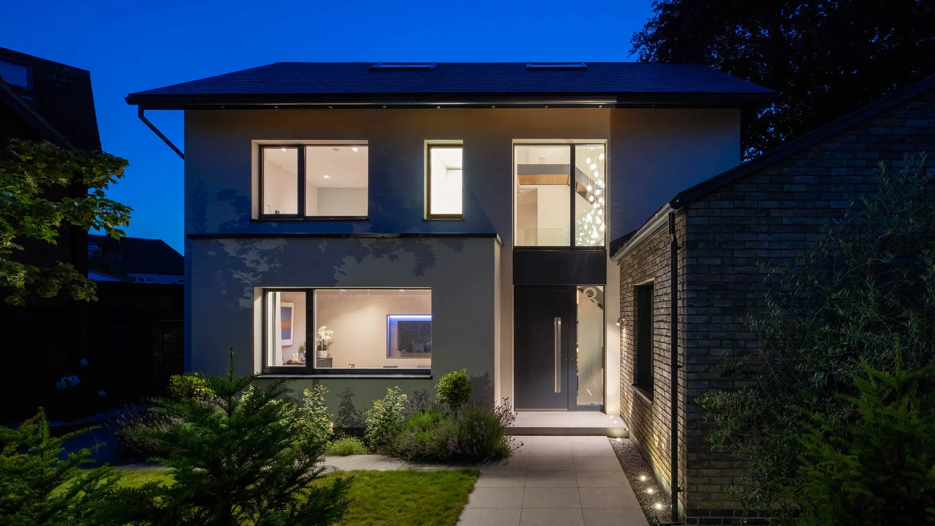 Passivhaus Wimbledon Front elevation