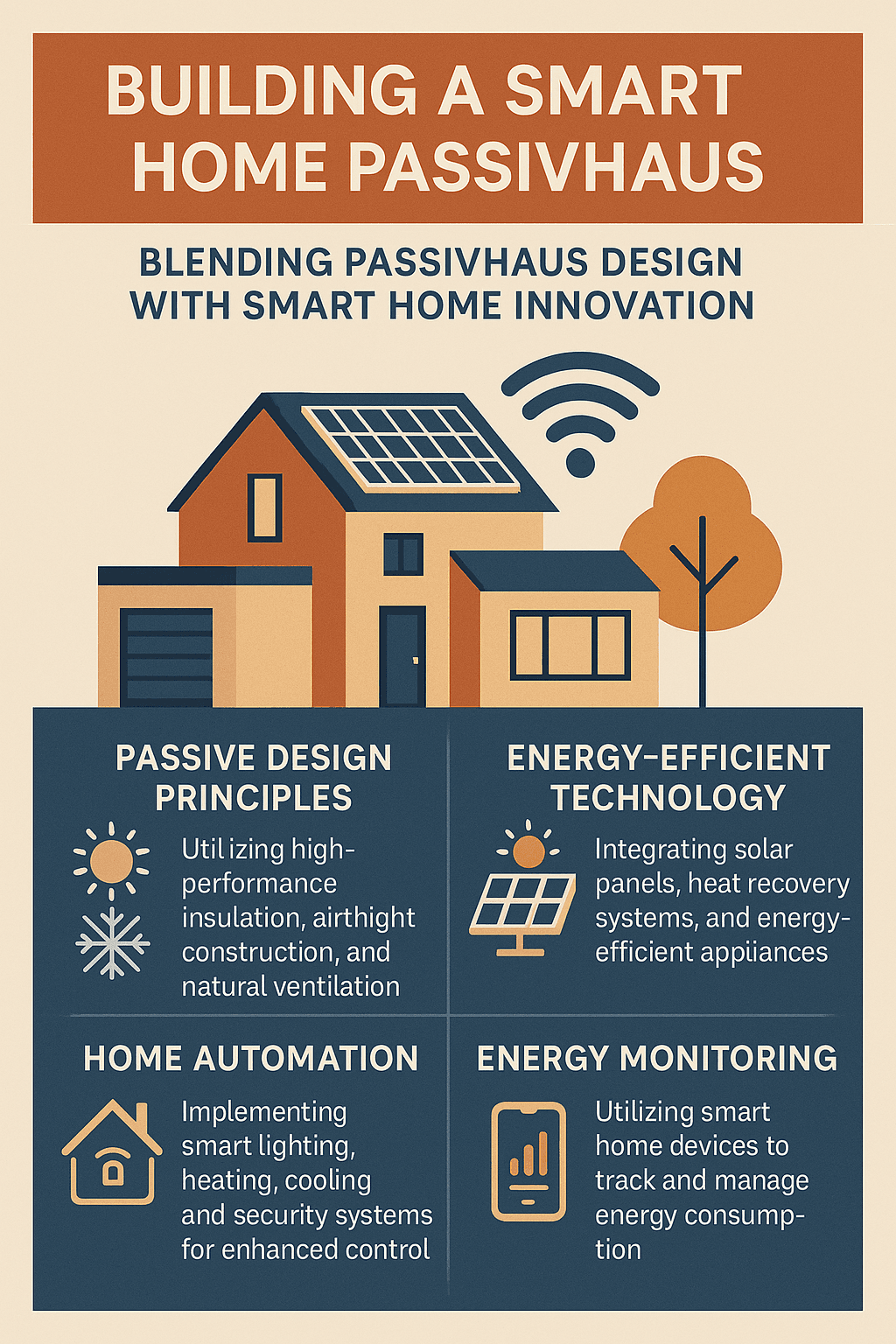 20250608_2206_Smart Home Passivhaus_simple_compose_01jx8nr5ysev998wnx8n4j8z9c building a smart passivhaus - blending passivhaus design with smart home innovation | QUBED Architecture