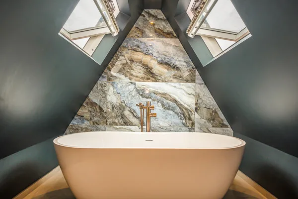 New master bathroom created in second floor loft conversion